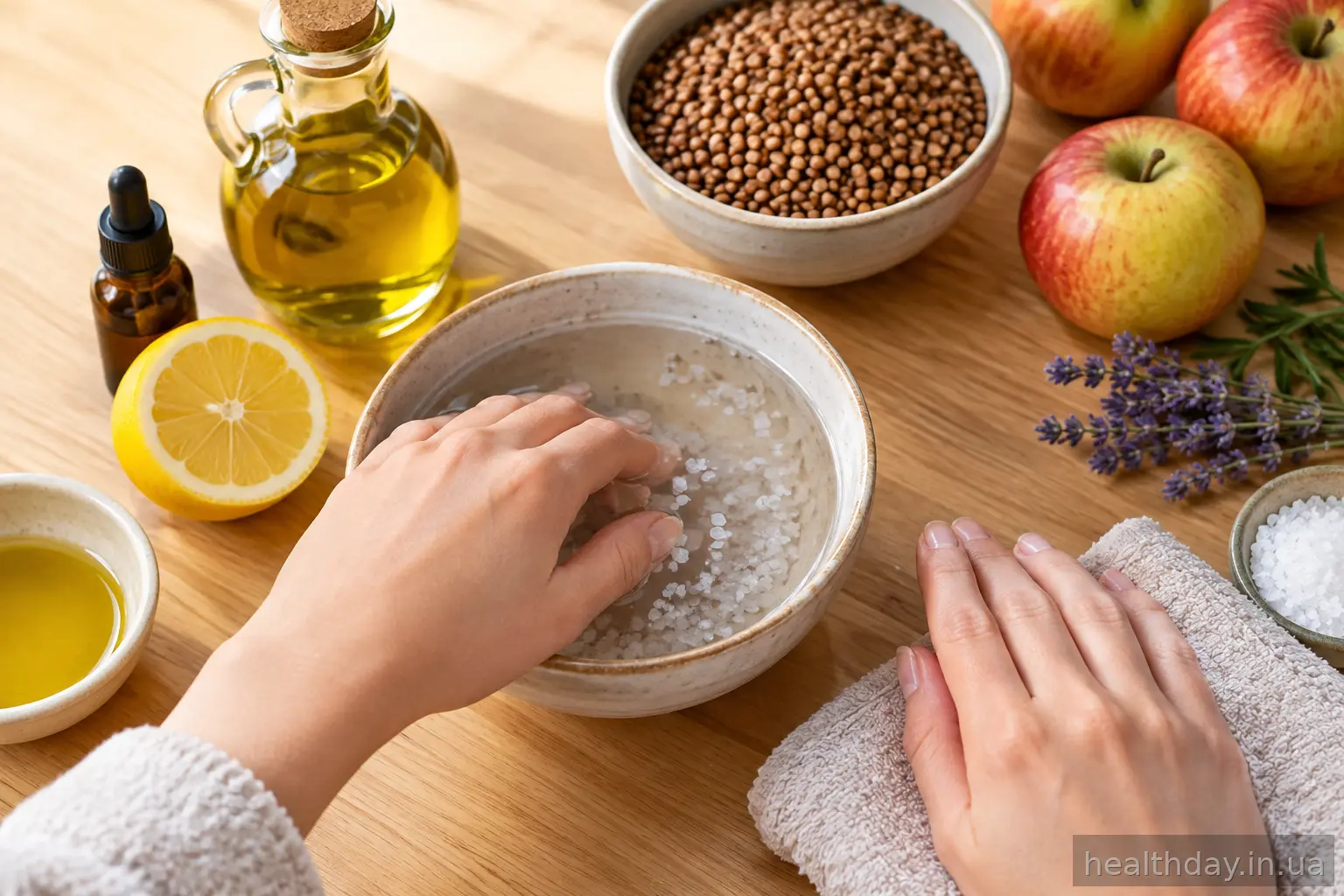 Продукти та засоби для догляду, що підтримують відростання нігтя