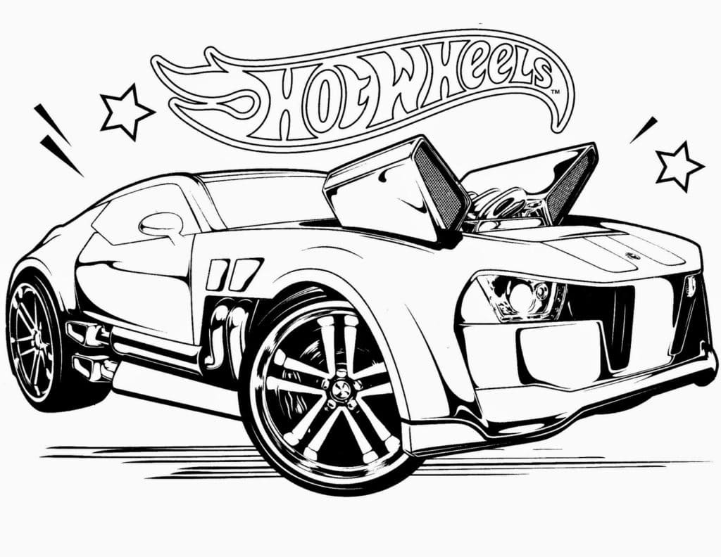 Розмальовки Хот Вілс (Hot Wheels)
