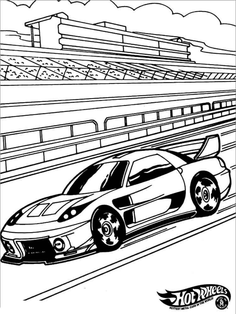 Розмальовки Хот Вілс (Hot Wheels)
