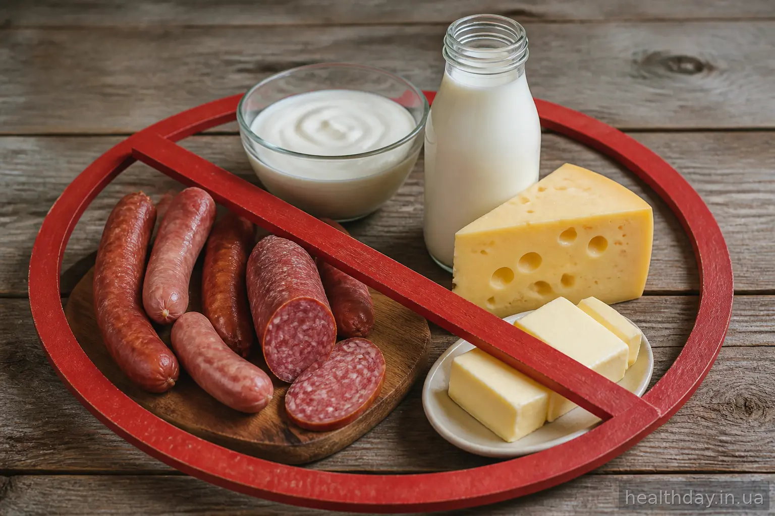 Заборонені м'ясні та молочні продукти