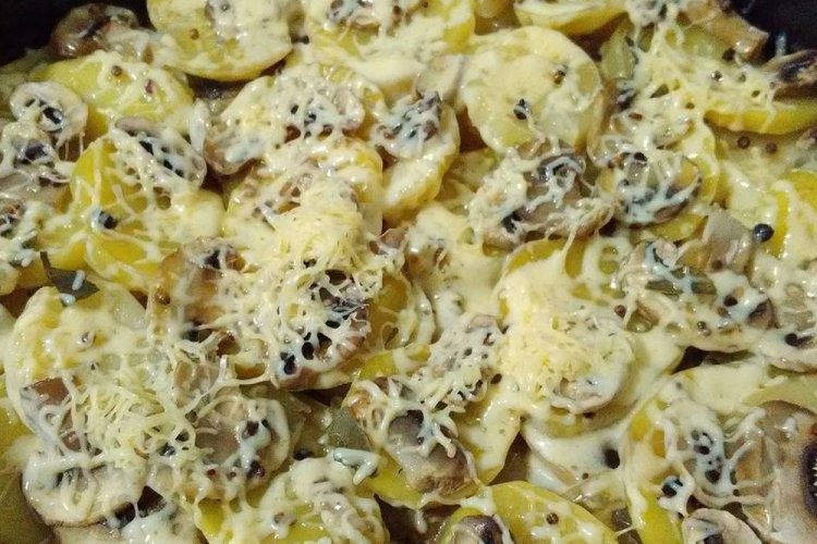 15 відмінних рецептів смаженої картоплі з печерицями